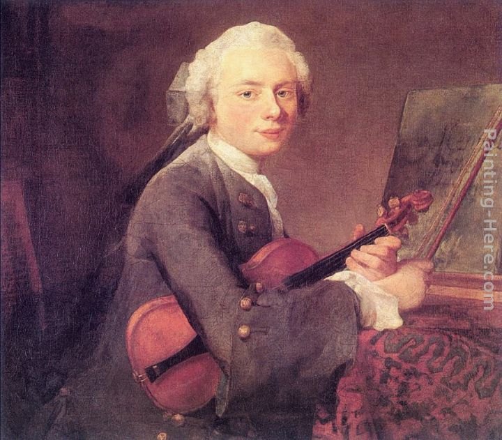 Jean Baptiste Simeon Chardin Young Man with a Violin
